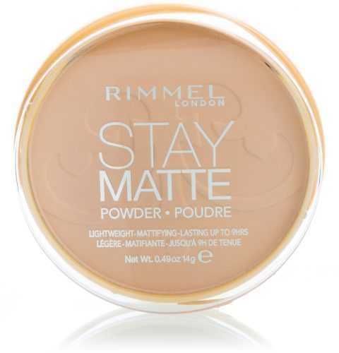 Púder RIMMEL LONDON Stay Matte 005 Silky Beige 14 g