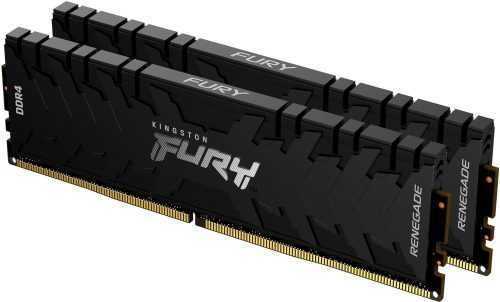 Rendszermemória Kingston FURY 32GB KIT DDR4 3200MHz CL16 Renegade Black 1Gx8