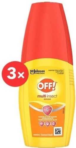 Rovarriasztó OFF! Multi rovarirtó spray 3×100 ml