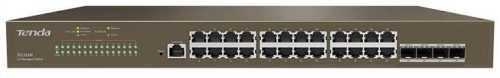 Smart Switch Tenda TEG3328F - Gigabit L2 switch 24x RJ45 + 4x SFP ports