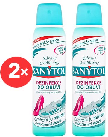 Spray SANYTOL 2 × 150 ml cipő fertőtlenítő