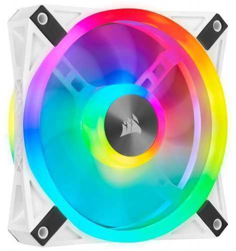 Számítógép ventilátor Corsair iCUE QL120 RGB 120mm White