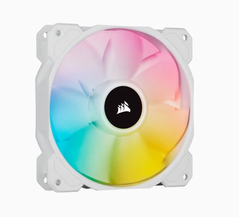 Számítógép ventilátor Corsair iCUE SP140 RGB ELITE White