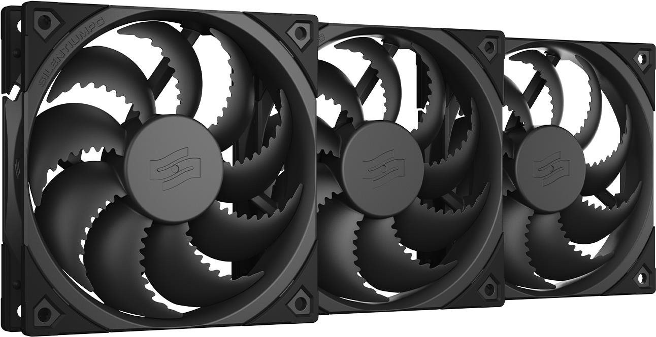 Számítógép ventilátor SilentiumPC Fluctus 120 PWM 3pack