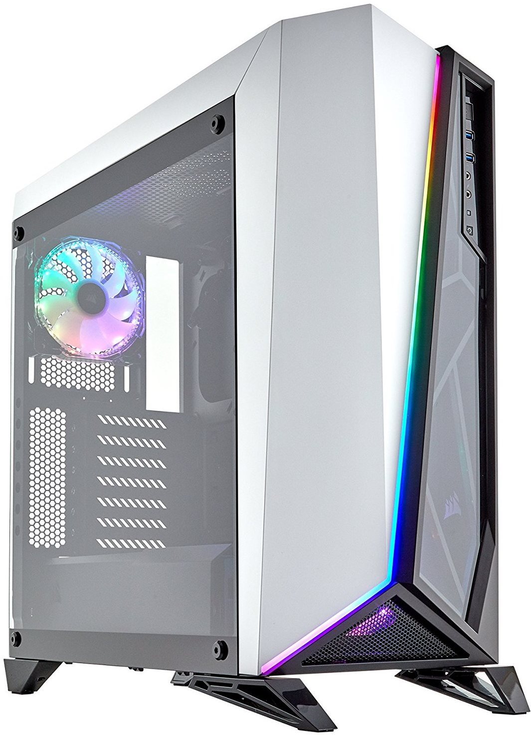 Számítógépház Corsair SPEC-OMEGA RGB Carbide Series fehér