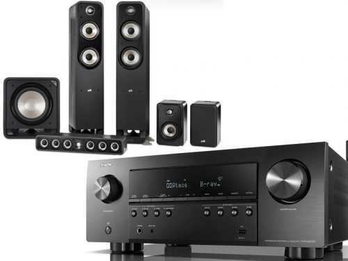 Szett DENON AVR-S960H Black + Polk Audio S55e + S35Ce + S15e + HTS 12