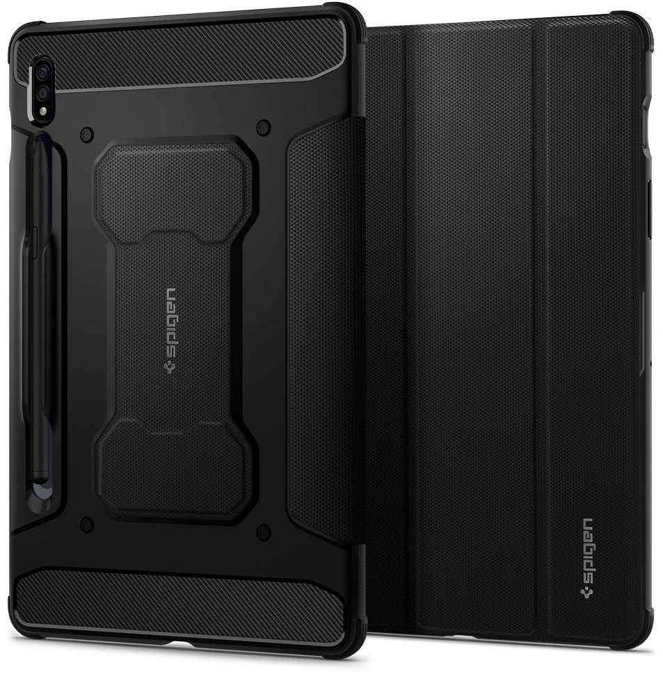 Tablet tok Spigen Rugged Armor Pro Black Samsung Galaxy Tab S7/S8