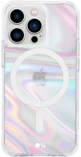 Telefon tok Case Mate iPhone 13 Pro MagSafe Soap Bubble Iridescent tok