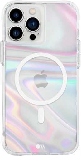 Telefon tok Case Mate iPhone 13 Pro Max MagSafe Charles Soap Bubble Iridescent tok