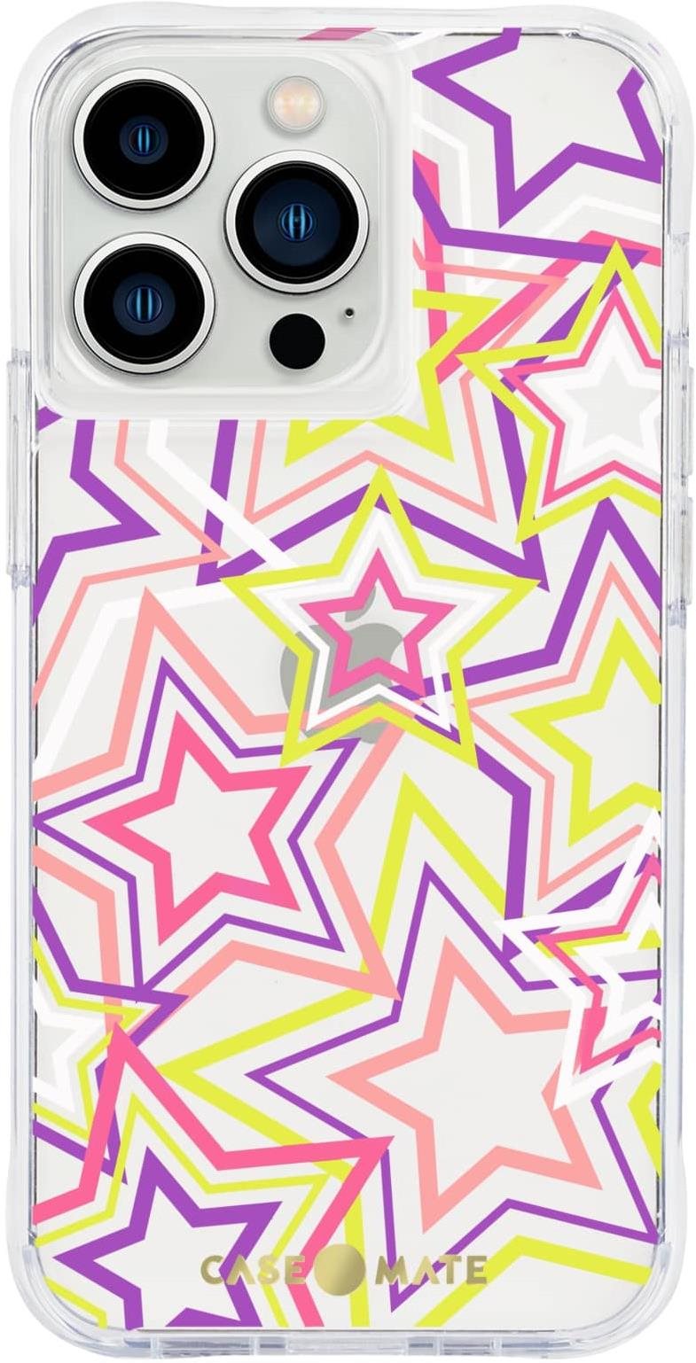 Telefon tok Case Mate iPhone 13 Pro Tough Print Neon Stars tok