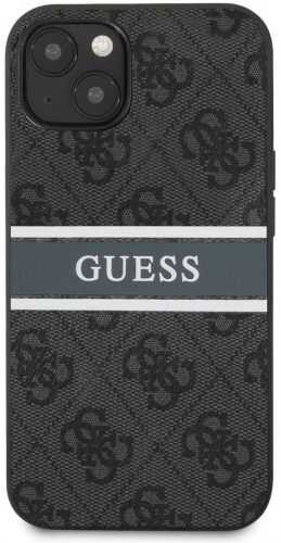 Telefon tok Guess PU 4G Printed Stripe Apple iPhone 13 mini Grey tok