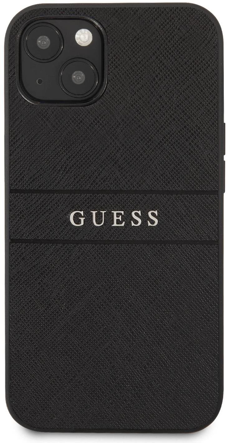 Telefon tok Guess PU Leather Saffiano Apple iPhone 13 mini Black tok