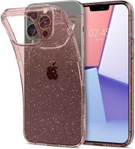 Telefon tok Spigen Liquid Crystal Glitter Rose Quartz iPhone 13 Pro tok