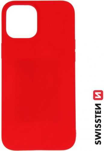 Telefon tok Swissten Soft Joy Apple iPhone 12 Pro Max piros tok