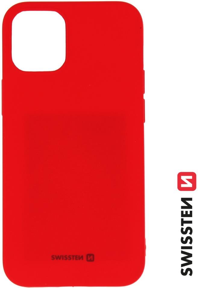 Telefon tok Swissten Soft Joy Apple iPhone 12 mini piros tok