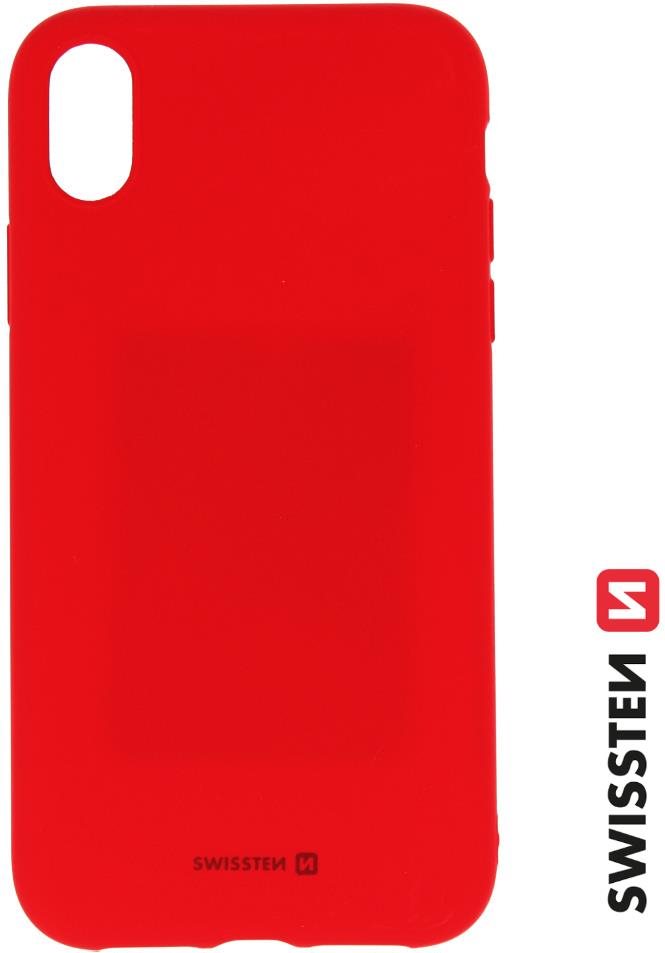 Telefon tok Swissten Soft Joy Apple iPhone Xr piros tok