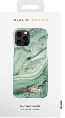 Telefon tok iDeal Of Sweden Fashion iPhone 12/12 Pro mint swirl marble tok