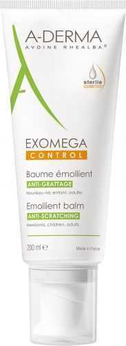 Testápoló krém A-DERMA Exomega Control Emolliens balzsam atópiára hajlamos száraz bőrre 200 ml