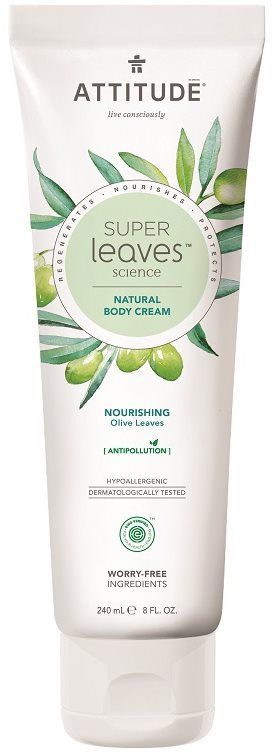 Testápoló krém ATTITUDE Super Leaves Natural Body Cream Nourishing 240 ml