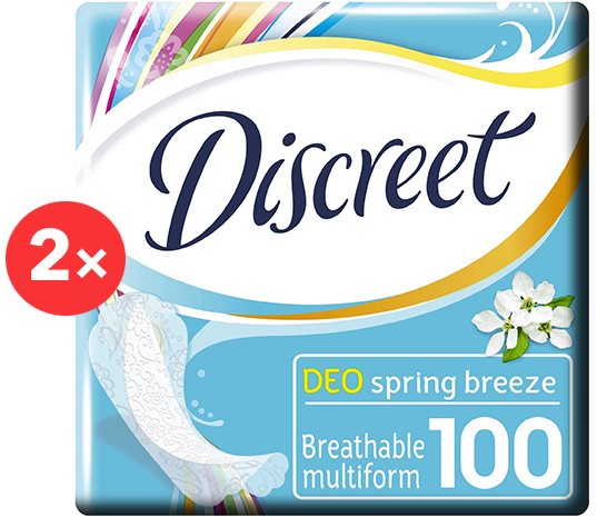 Tisztasági betét DISCREET Multiform Spring Breeze 2 × 100 db