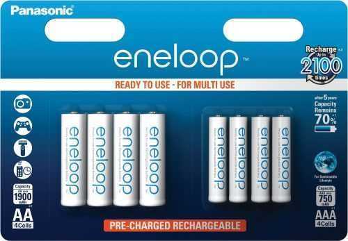 Tölthető elem Panasonic eneloop HR6 1900mAh + HR03 750mAh 8BP