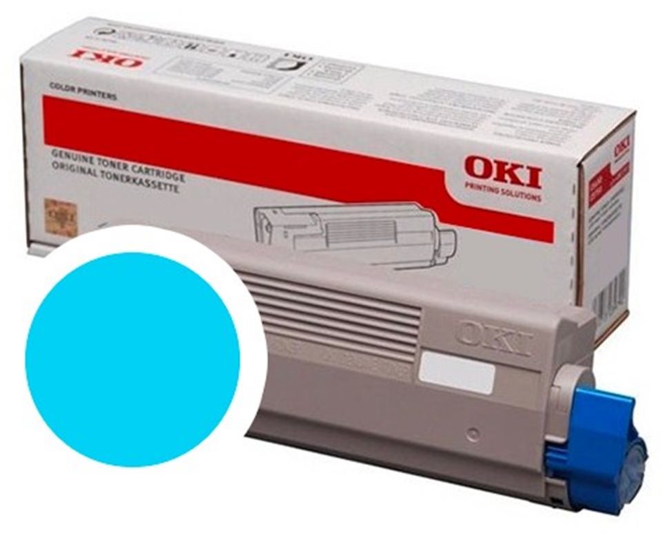 Toner OKI 46861307 - ciánkék