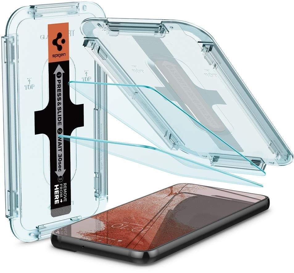 Üvegfólia Spigen Glas.tR EZ Fit 2 Pack Samsung Galaxy S22 5G