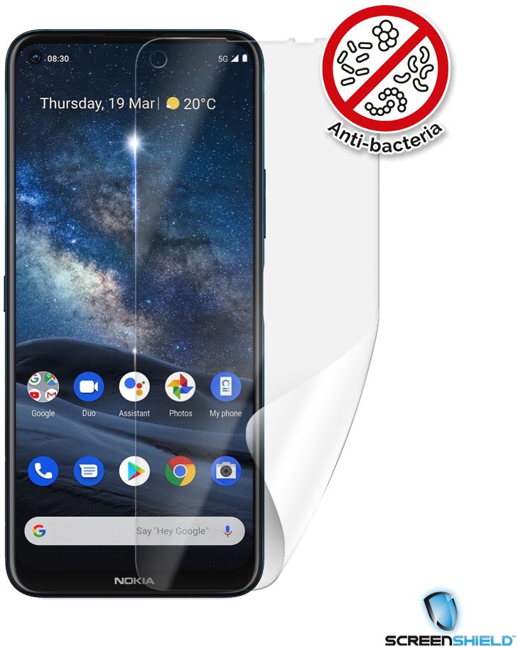 Védőfólia Screenshield Anti-Bacteria NOKIA 8.3 (2020) kijelzőre