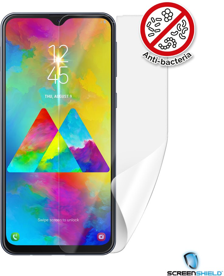 Védőfólia Screenshield Anti-Bacteria SAMSUNG Galaxy M20 kijelzővédő fólia