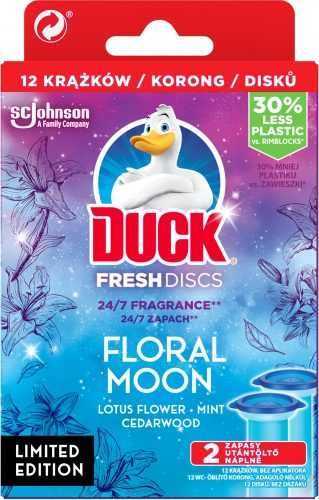 WC gél DUCK Fresh Discs duo refill Floral Moon 2×36 ml