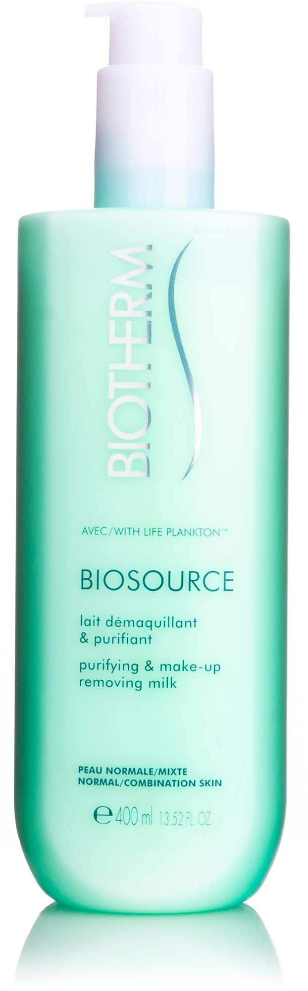 Arcápoló tej BIOTHERM Biosource Cleansing Milk Dry Skin 400 ml