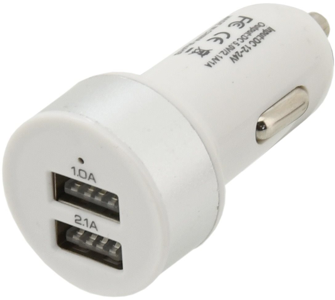 Autós töltő KOMPASS Aljzat 2xUSB