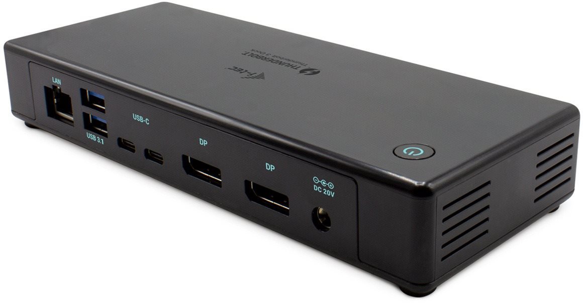 Dokkoló állomás I-TEC Thunderbolt3 / USB-C Dual DisplayPort 4K Dokkoló állomás