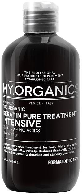 Hajszérum MY.ORGANICS The Organic Keratin Pure Treatment Intensive Keratin Amino Acids 250 ml