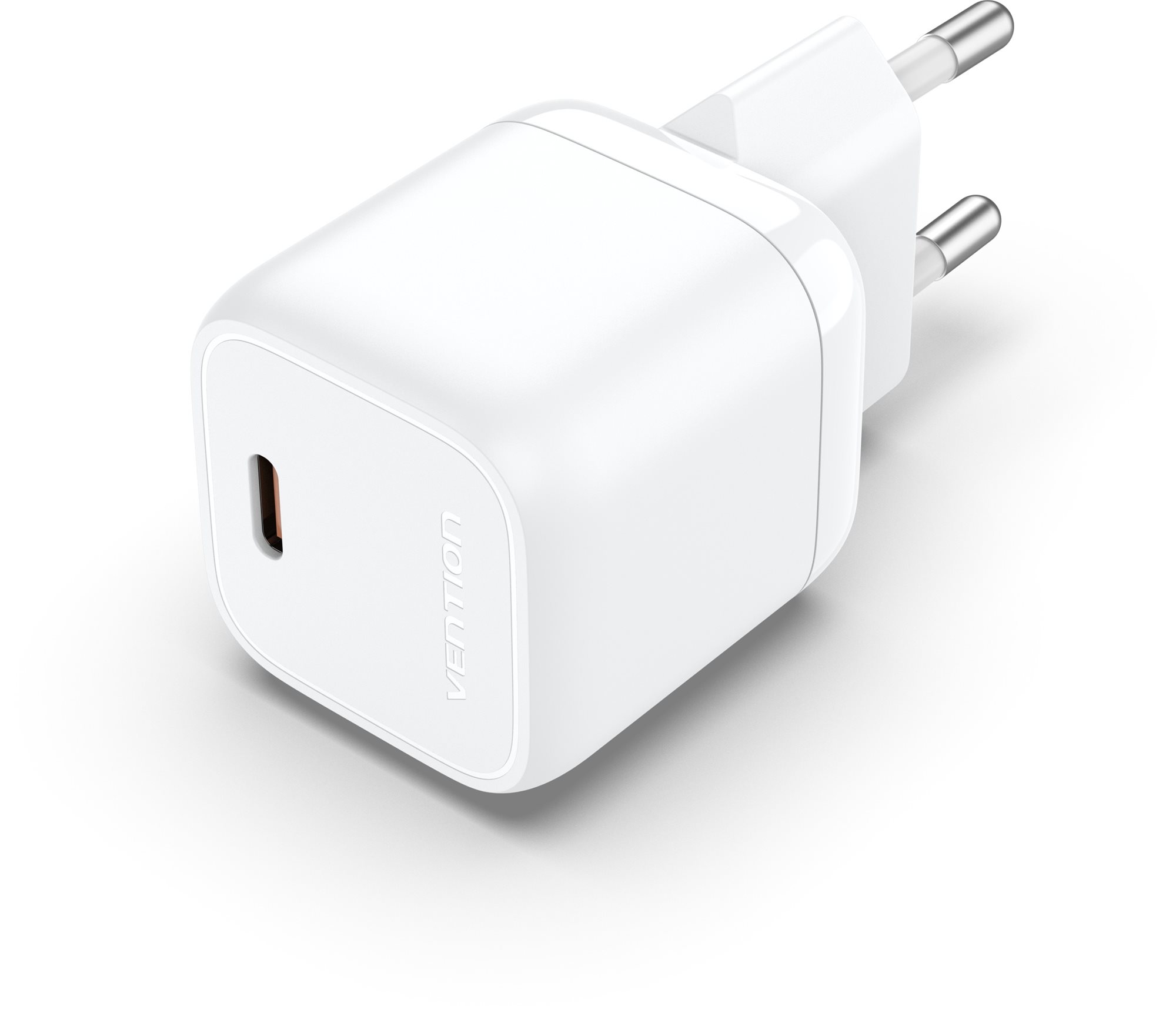 Hálózati adapter Vention 1-port Stylish USB-C GaN Charger (30W) White