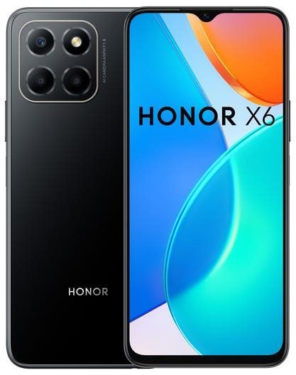 Mobiltelefon Honor X6 4 GB/64 GB fekete