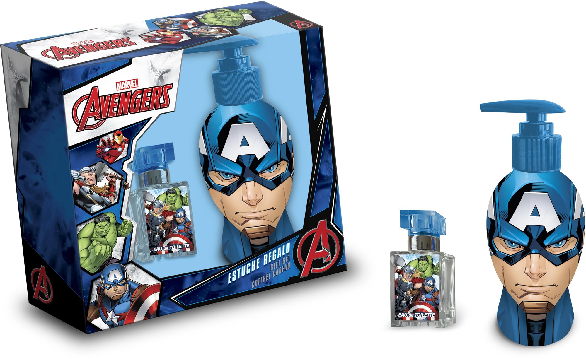 Parfüm szett LORENAY Avengers EdT Ajándékszett 320 ml