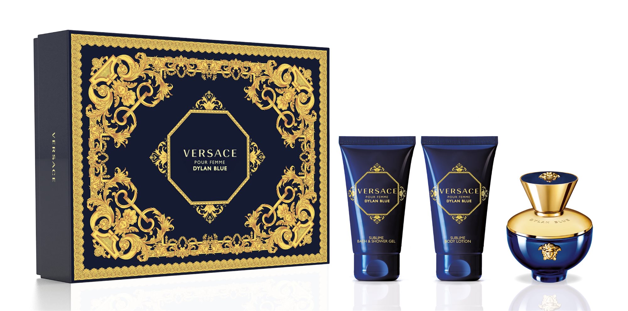 Parfüm szett VERSACE Pour Femme Dylan Blue EdP Set 150 ml