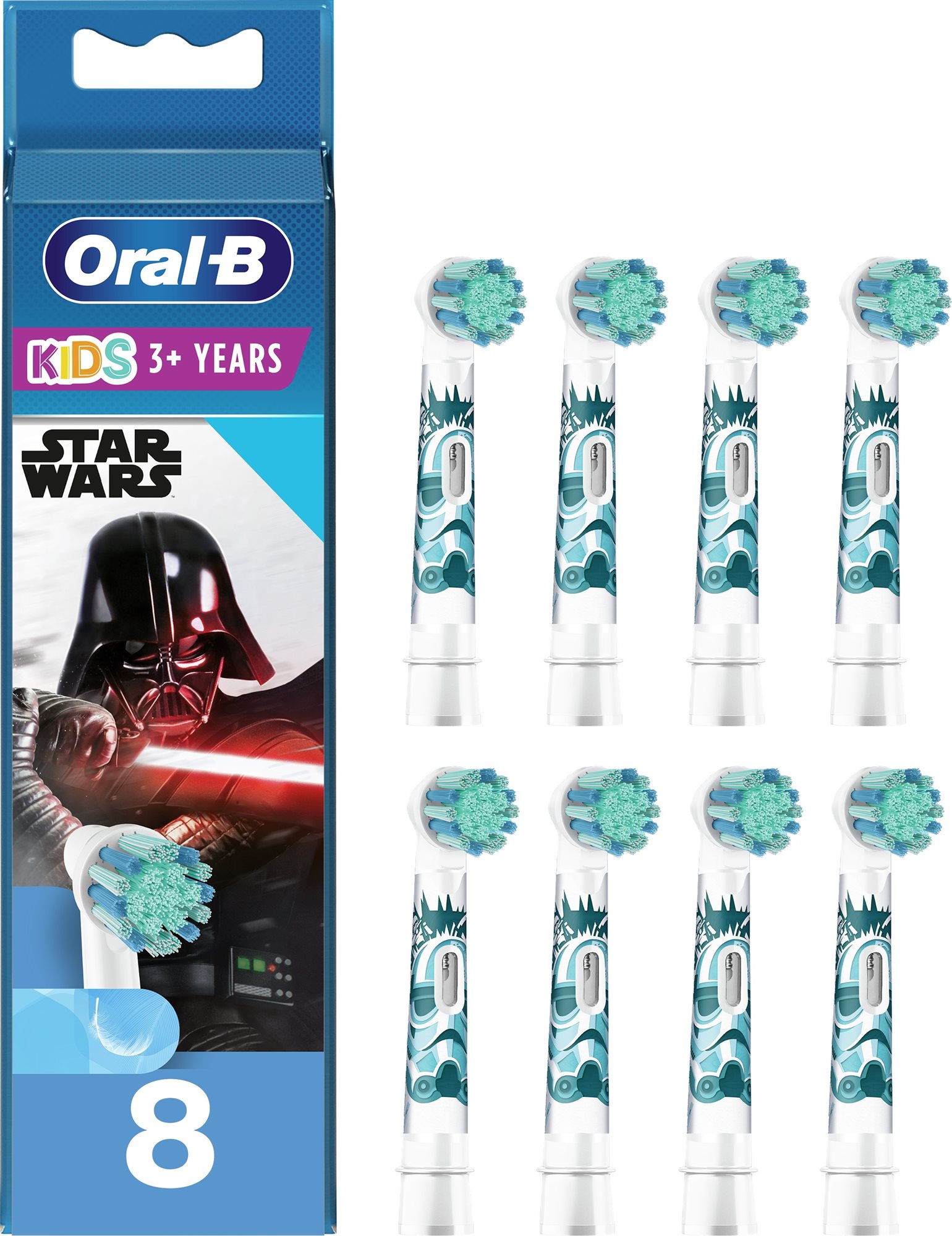 Szett Oral-B Kids Star Wars elektromos fogkefefefejek