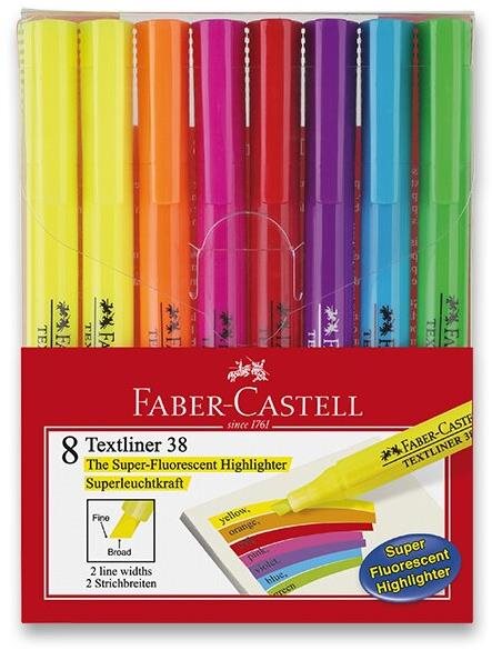 Szövegkiemelő FABER-CASTELL Textliner 38 szuperfluoreszcens