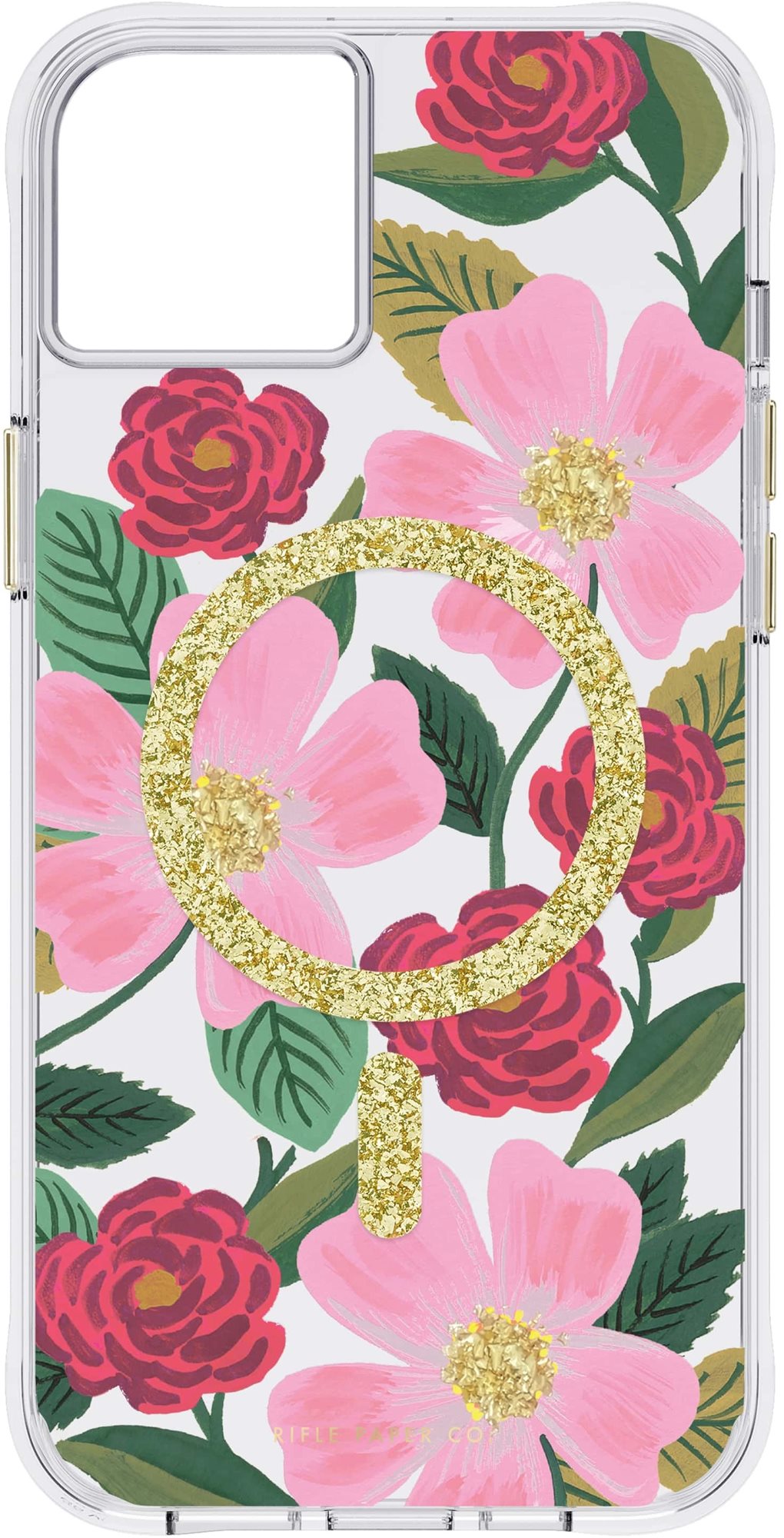 Telefon tok Case Mate Rifle Paper Rose Garden iPhone 14 Max MagSafe tok