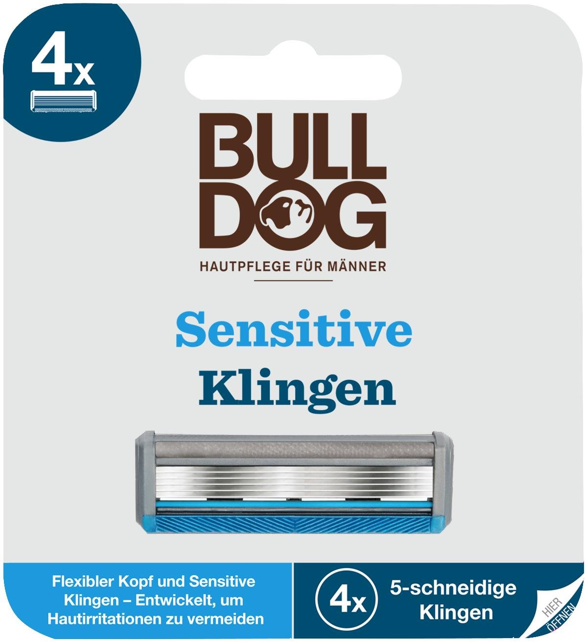 Férfi borotvabetét BULLDOG Sensitive Pótfej 4 db