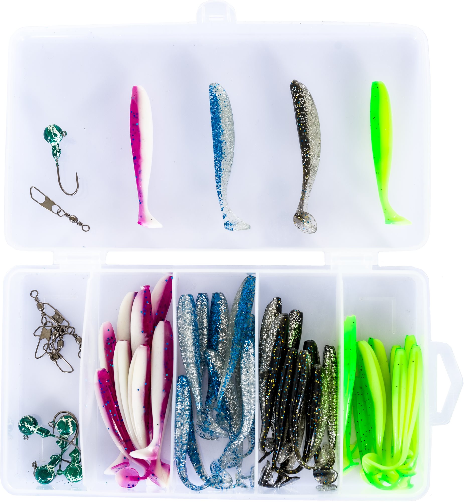 Gumicsali 50PCS FISHING LURE KIT