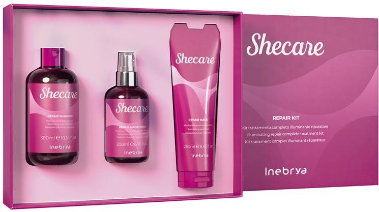 Hajápoló szett INEBRYA Shecare Repair Kit Set 750 ml