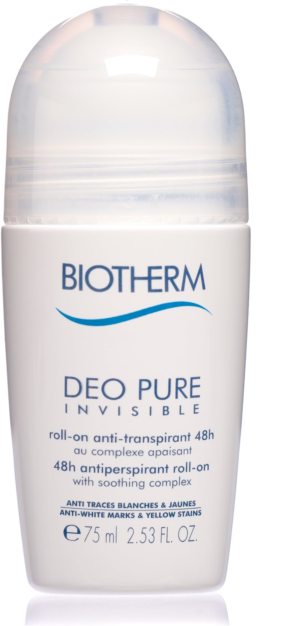 Izzadásgátló BIOTHERM Deo Pure Invisible 48h Izzadásgátló Roll-On 75 ml