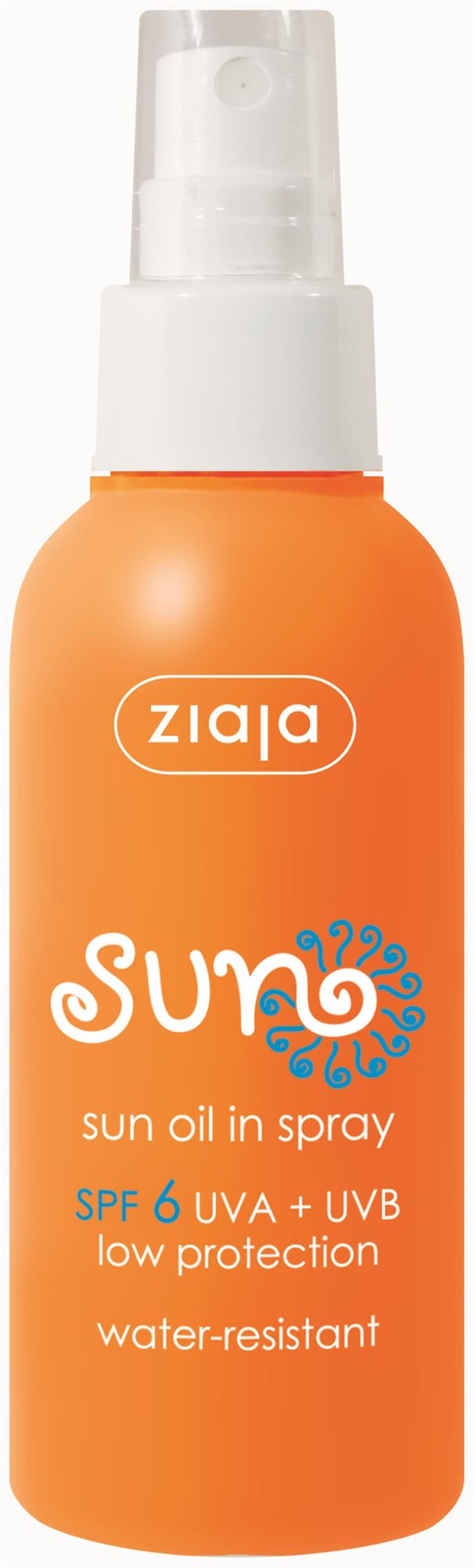 Napolaj ZIAJA Sun spray napolaj SPF 6 vízálló 125 ml