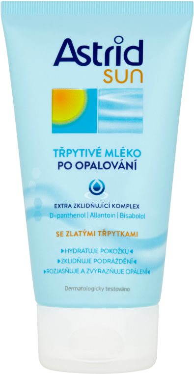 Napozás utáni testápoló ASTRID SUN Csillámló napozás utáni tej 150 ml