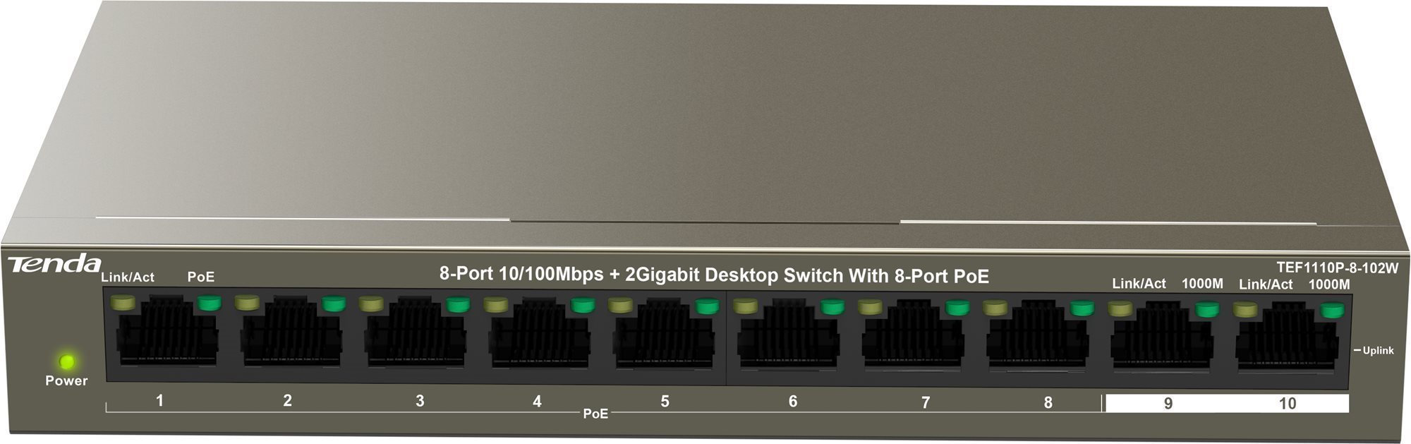 Switch Tenda TEF1110P-8-102W