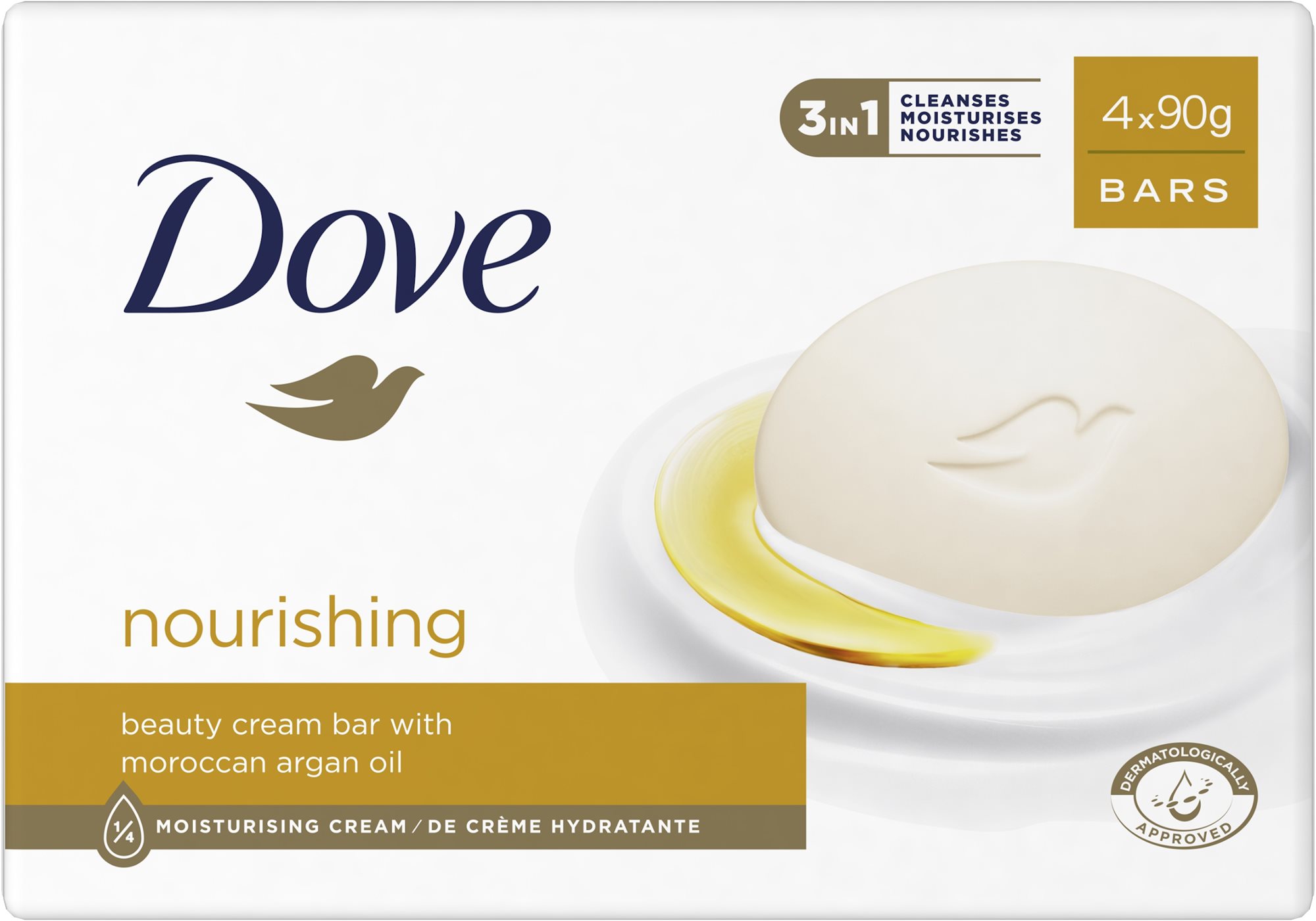 Szappan DOVE Creamoil 4 × 90 g