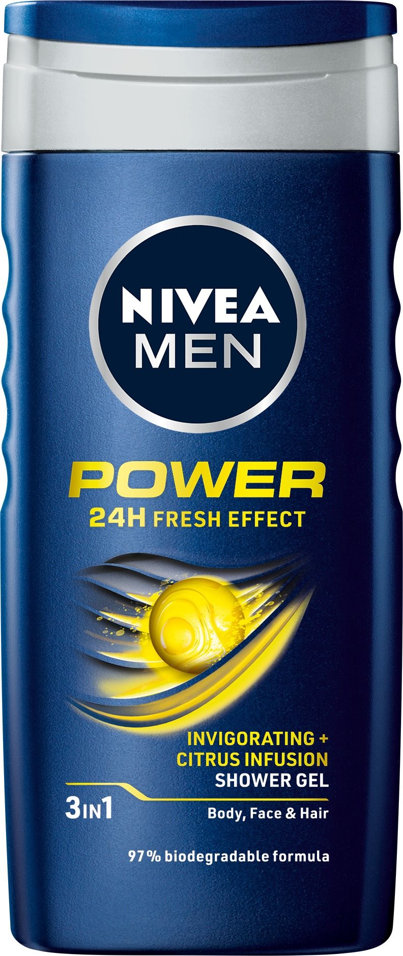 Tusfürdő NIVEA MEN Power Fresh Shower Gel 250 ml